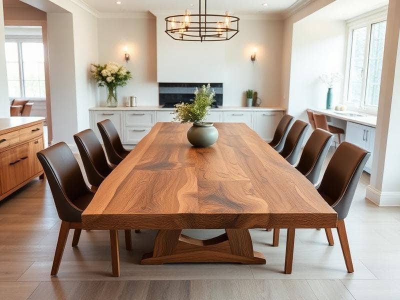 Mesa de comedor artesanal